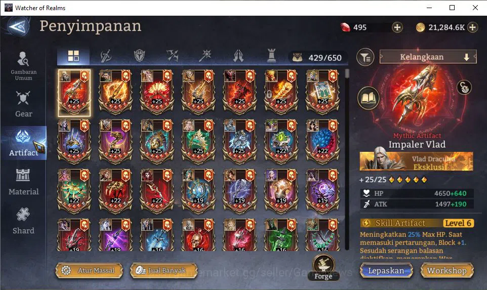 Watcher of Realms Accounts GLOBAL 60x|11M Power|15 Lord[PraetusA3,ValderonA1, image 17