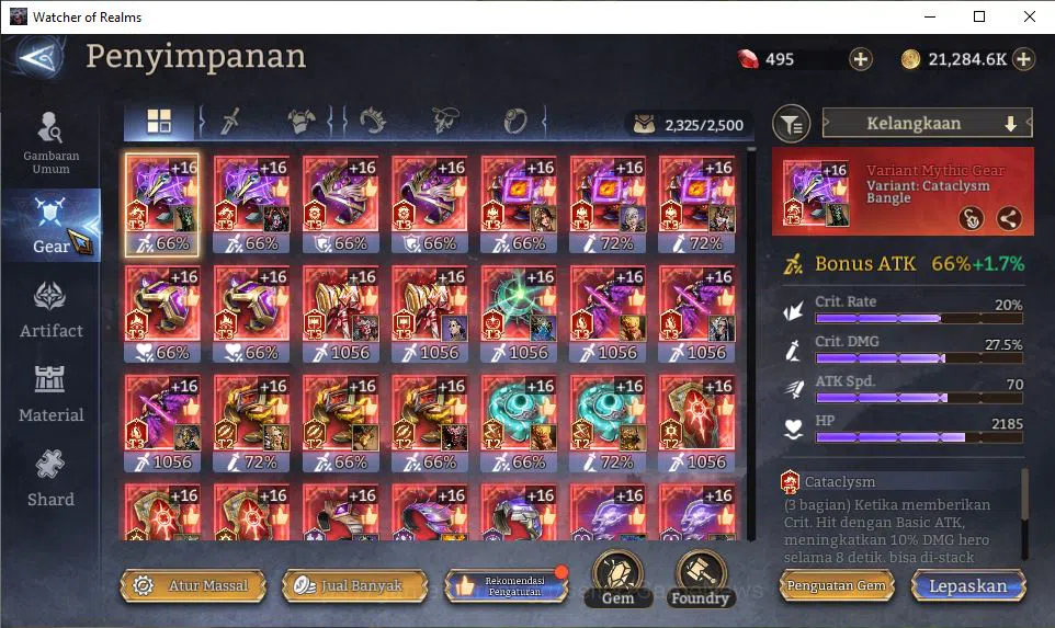 Watcher of Realms Accounts GLOBAL 60x|11M Power|15 Lord[PraetusA3,ValderonA1, image 18