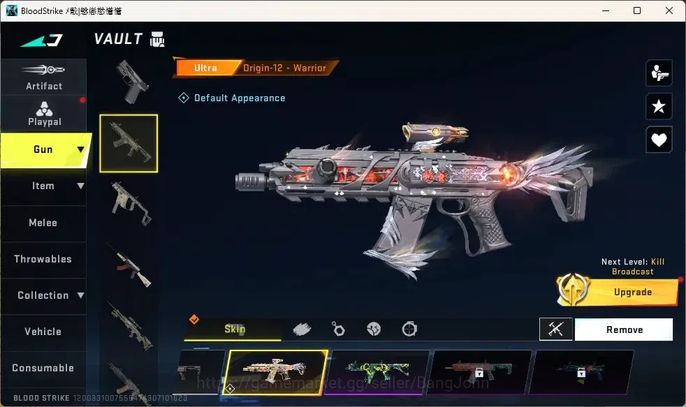 Blood Strike Accounts Collab Skin ASIA |1 Eternal Gun:Desert Eagle-Scorpius|Collab Guns:3 7DS,2 TR,1 EVA|Striker:4 Ultra,3 3