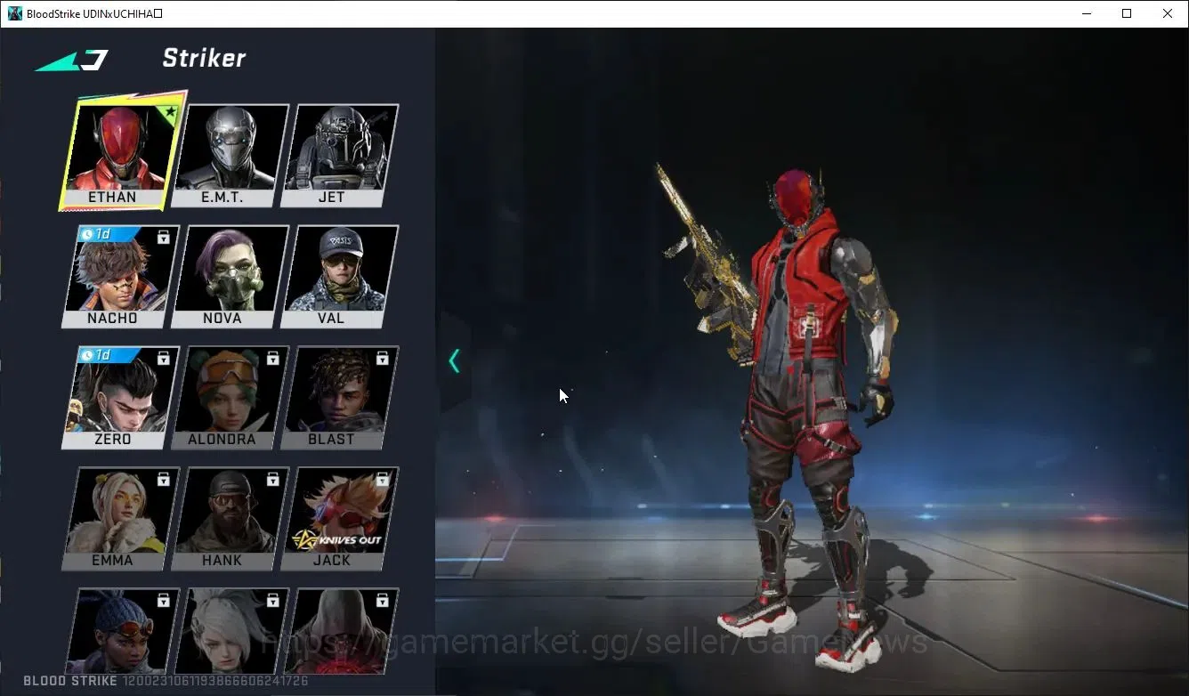 Blood Strike Accounts ASIA|ETERNAL AUG-Empyrean | 1 Legendary KALA-Under image 3