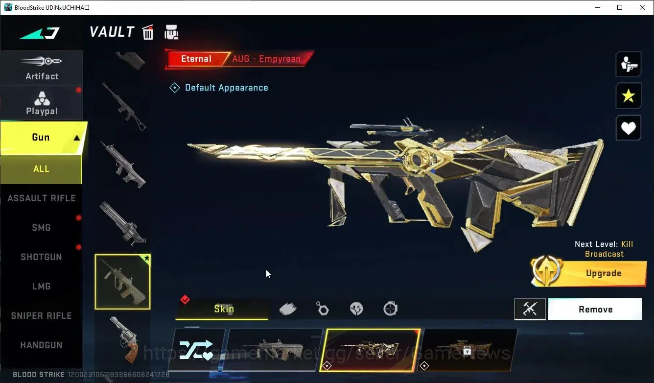 Blood Strike Accounts ASIA|ETERNAL AUG-Empyrean | 1 Legendary KALA-Under image 4