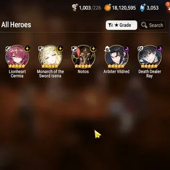 Epic Seven Accounts Starter GLOBAL UnVerif|NewEra| 5 ML (NOTOS,AB Vildred,Monarch,etc)+HARU+Art,Fumyr,Elvira,Etc|PoH ON|Log