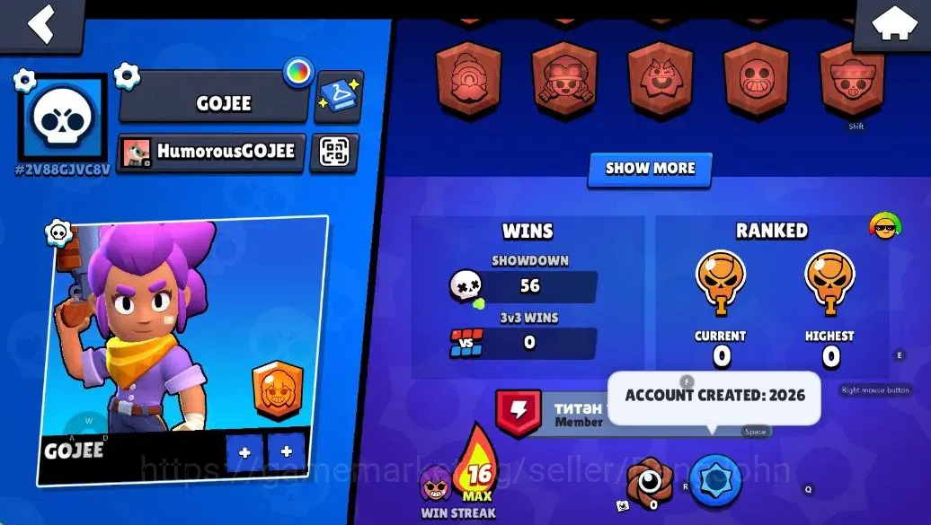 Brawl Stars Accounts Android | 1022 Thropy|13 Brawler-1 PL11(Shelly)+Hy image 3