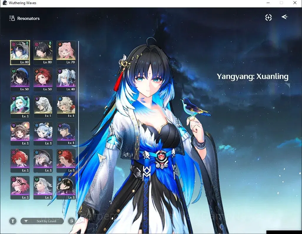 Wuthering Waves Accounts Starter NA|UL 53|2 Limited+3 Standard|Yangyang:Xuanling R5)+Sign Rebecca,Encore Etc|Rate On|MC 2