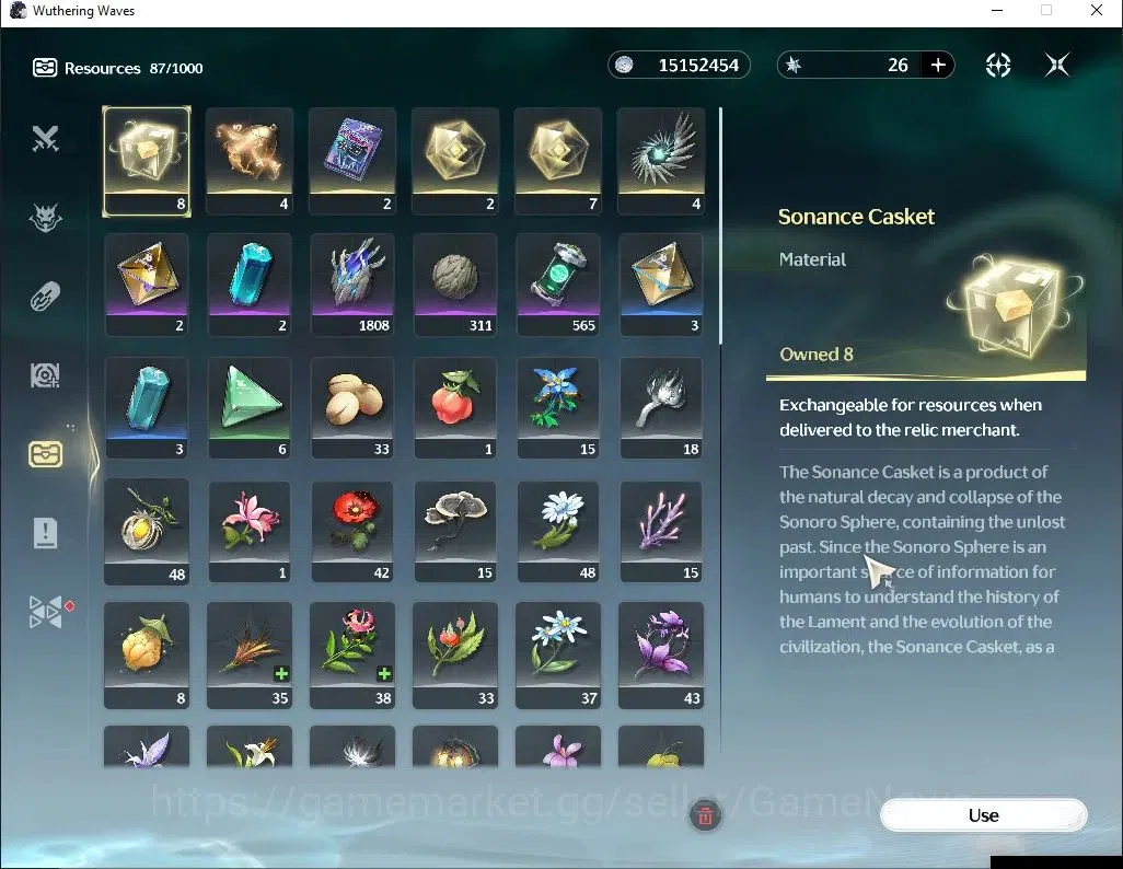 Wuthering Waves Accounts Starter NA|UL 53|2 Limited+3 Standard|Yangyang:Xuanling R5)+Sign Rebecca,Encore Etc|Rate On|MC 8