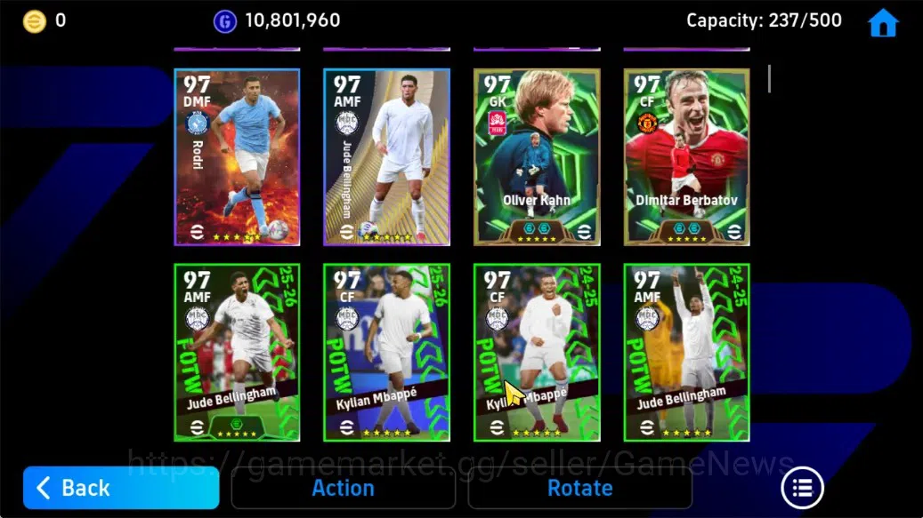 eFootball Accounts Android|BigTime Rivaldo,Epic Lothar Matthaus,Genna image 8