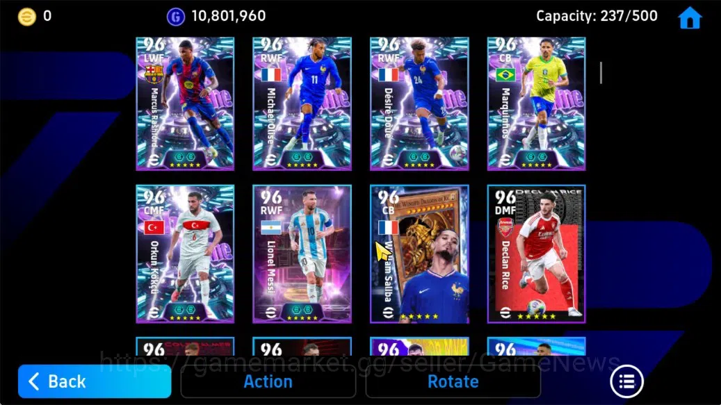 eFootball Accounts Android|BigTime Rivaldo,Epic Lothar Matthaus,Genna image 9