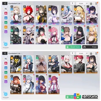 Chaos Zero Nightmare Accounts #CZN9 :14K CRYSTALS!! GLOBAL] LEVEL 56 | 17 SSR, 1 SSR Partner | NEW Narja, Arabella EM6