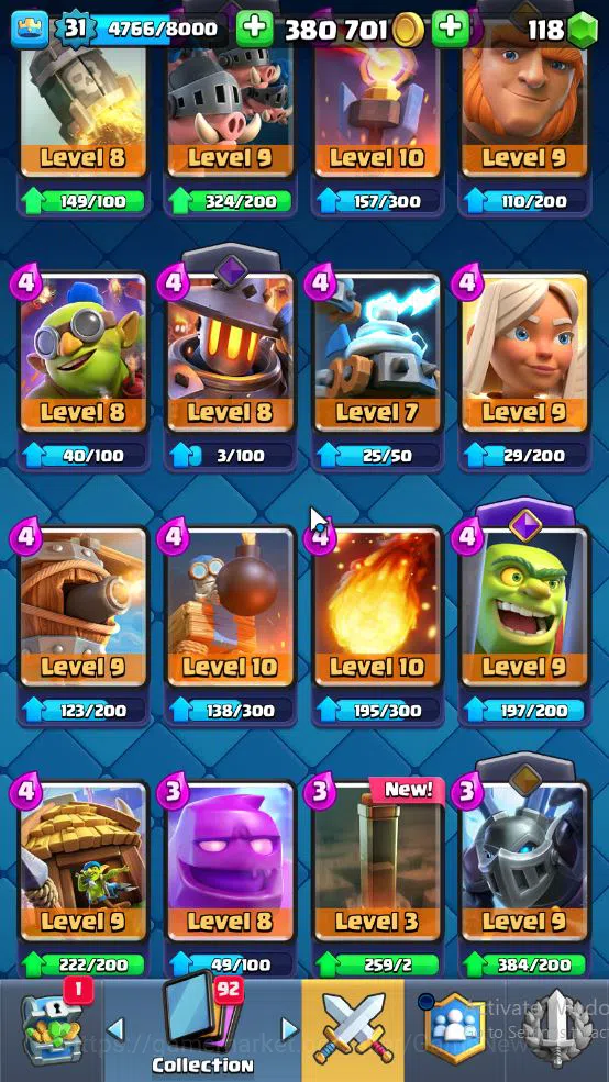 Clash Royale Accounts Lv 31|Trophy 6059|KTL 11|Limited Skin|Card 114|1 H image 10