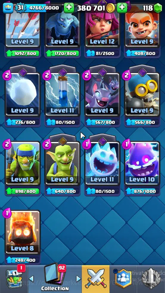 Clash Royale Accounts Lv 31|Trophy 6059|KTL 11|Limited Skin|Card 114|1 H image 12