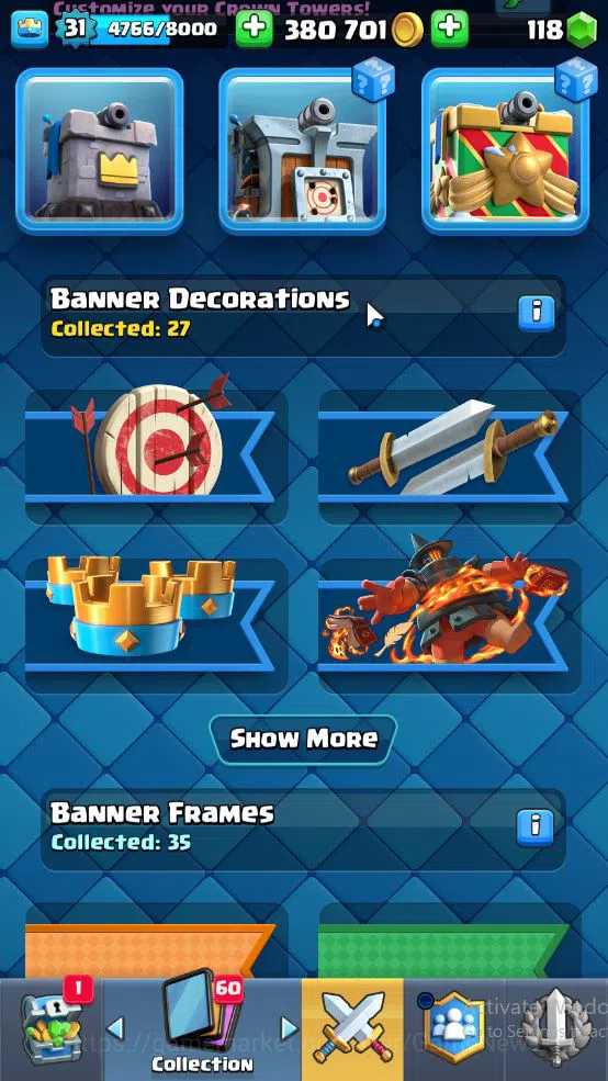 Clash Royale Accounts Lv 31|Trophy 6059|KTL 11|Limited Skin|Card 114|1 H image 16