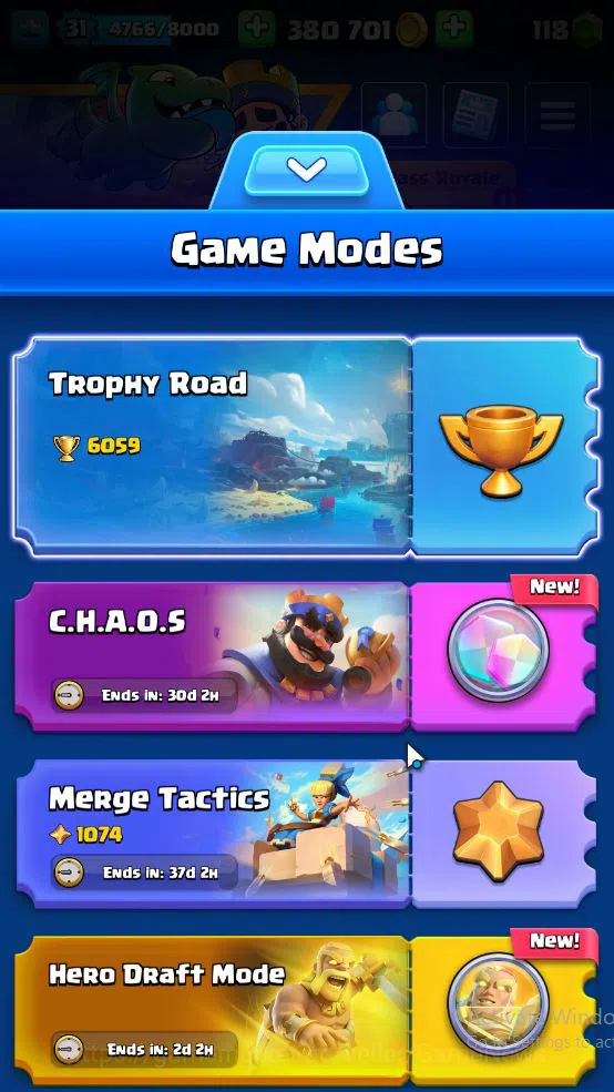 Clash Royale Accounts Lv 31|Trophy 6059|KTL 11|Limited Skin|Card 114|1 H image 2