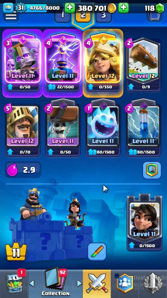 Clash Royale Accounts Lv 31|Trophy 6059|KTL 11|Limited Skin|Card 114|1 H image 4