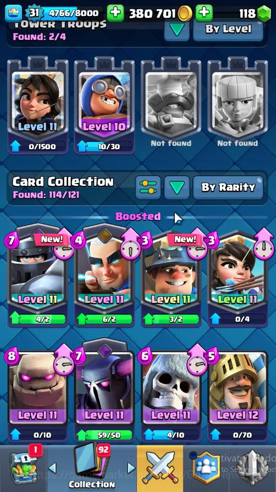 Clash Royale Accounts Lv 31|Trophy 6059|KTL 11|Limited Skin|Card 114|1 H image 5