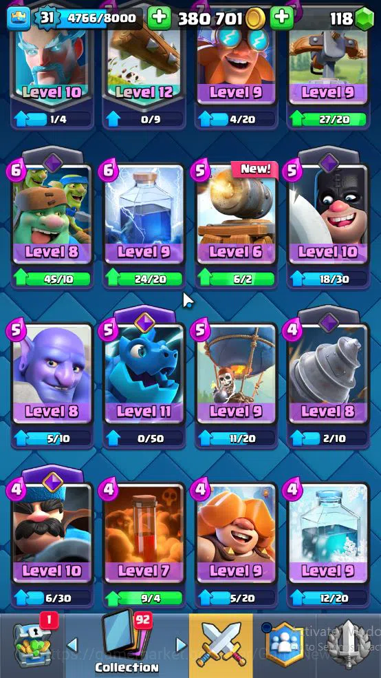 Clash Royale Accounts Lv 31|Trophy 6059|KTL 11|Limited Skin|Card 114|1 H image 8
