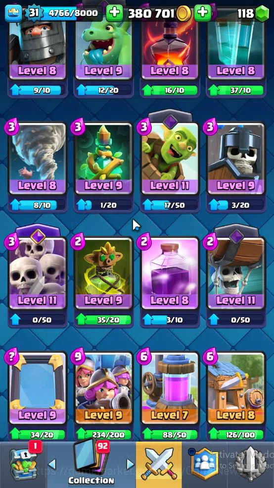 Clash Royale Accounts Lv 31|Trophy 6059|KTL 11|Limited Skin|Card 114|1 H image 9
