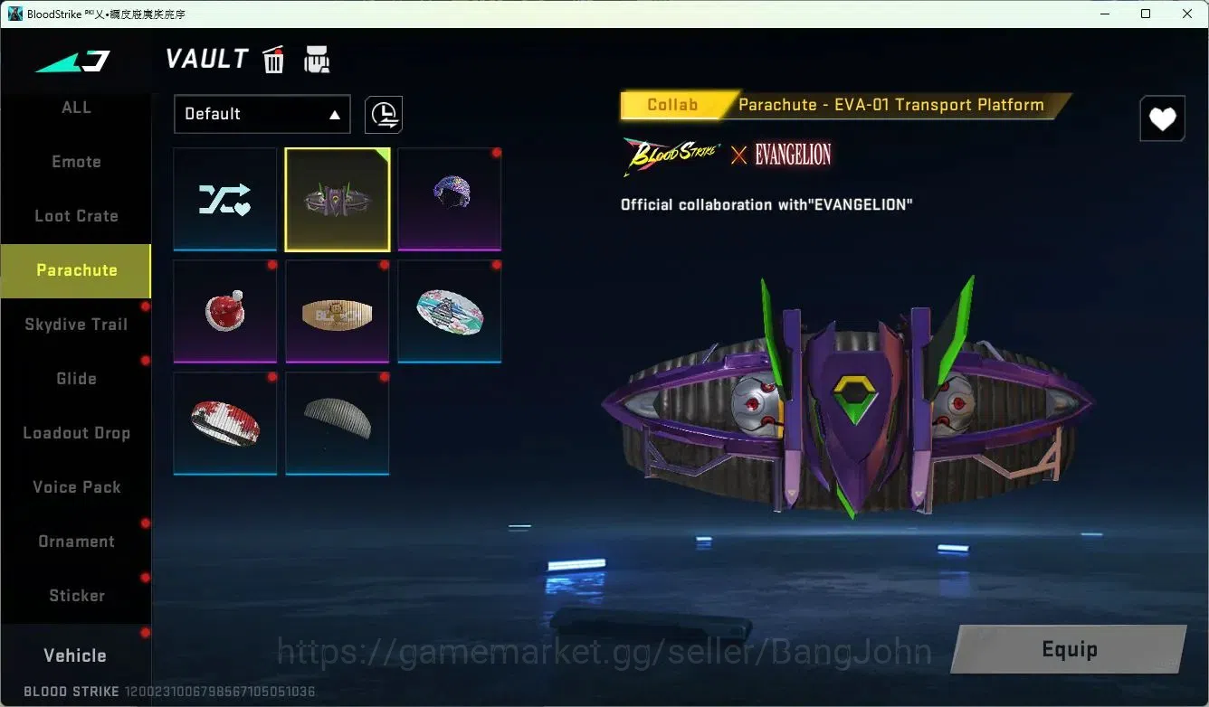Blood Strike Accounts ASIA | 5 Collab Skins | 4 Limited Skins | 12 Legen image 15