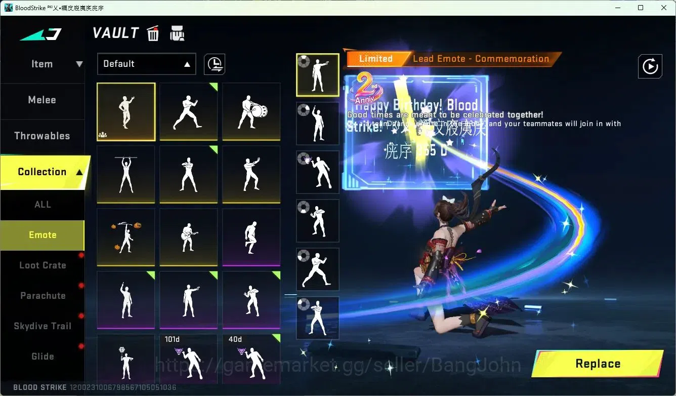 Blood Strike Accounts ASIA | 5 Collab Skins | 4 Limited Skins | 12 Legen image 17
