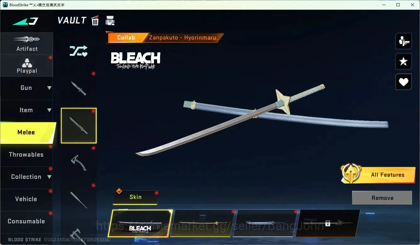Blood Strike Accounts ASIA | 5 Collab Skins | 4 Limited Skins | 12 Legen image 18