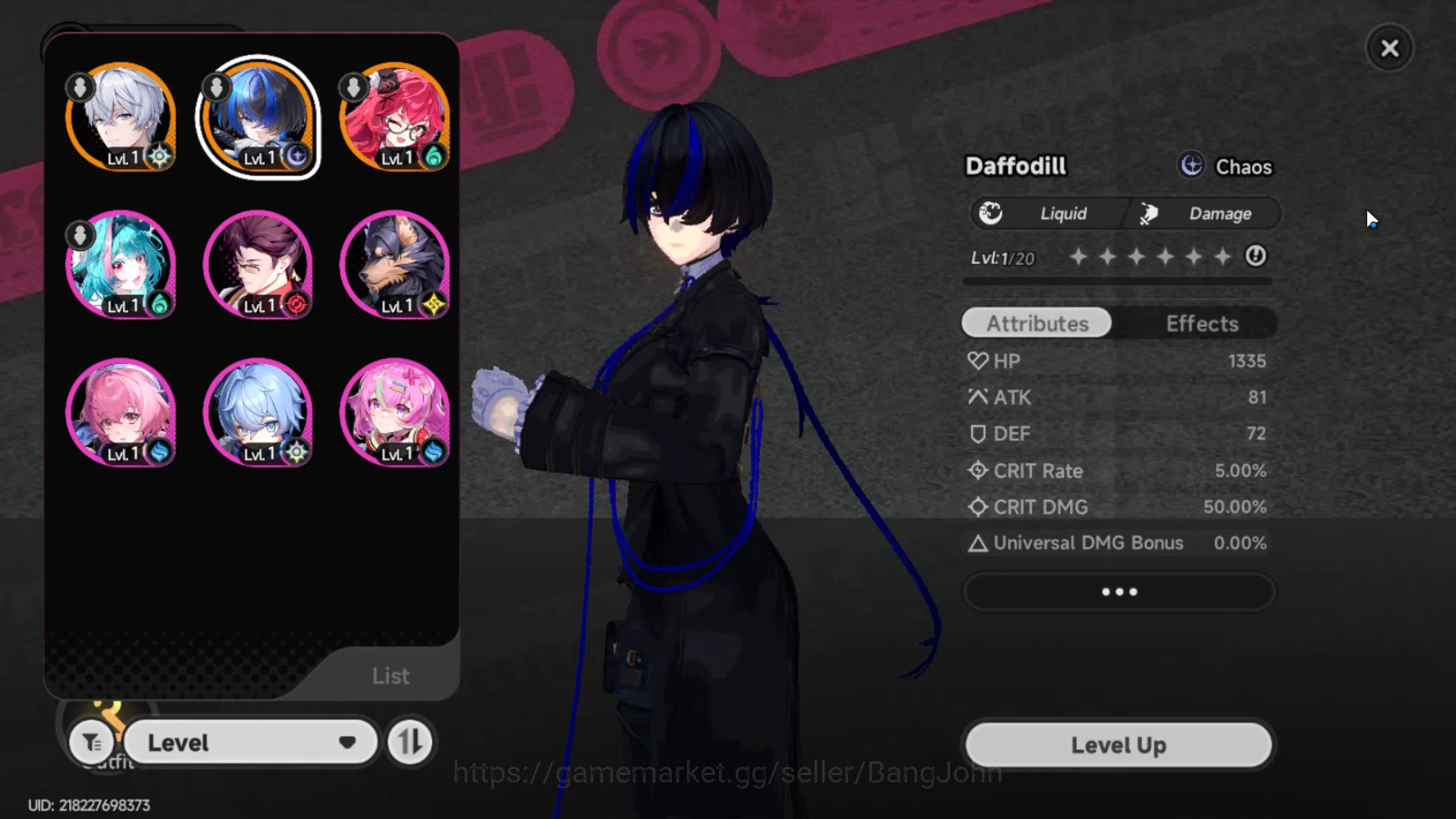 Neverness to Everness Accounts EUROPE | Starter Lv 3 | 2 SSR (Nanally, Daffodill) image 9