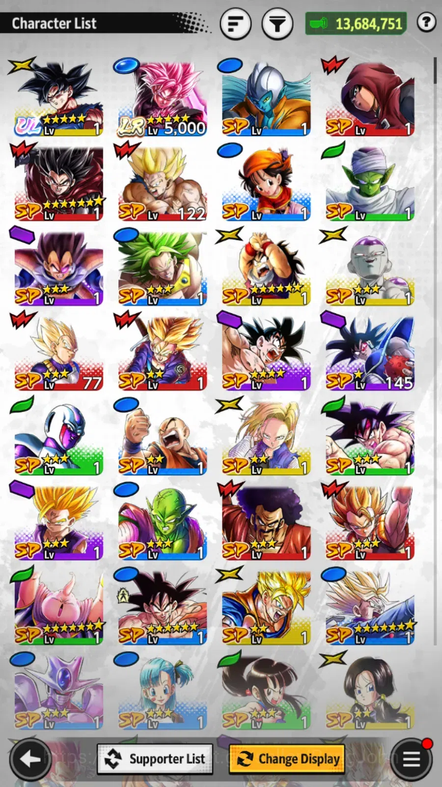 Dragon Ball Legends Accounts Lvl 149|13M Total Power|1 UL|1 LR|Instinct Goku,LG image 3