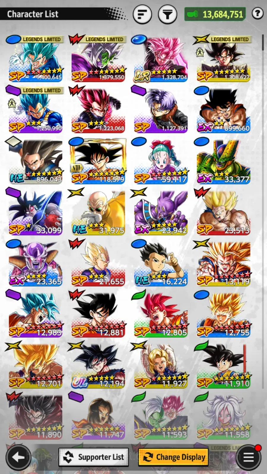 Dragon Ball Legends Accounts Lvl 149|13M Total Power|1 UL|1 LR|Instinct Goku,LG image 4
