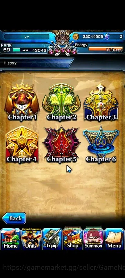 Grand Summoners Accounts Global|Rank 59|1 Sp Art|21 Ascend 8 TW|(S Miyu,Kam image 10