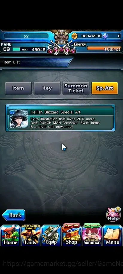 Grand Summoners Accounts Global|Rank 59|1 Sp Art|21 Ascend 8 TW|(S Miyu,Kam image 2