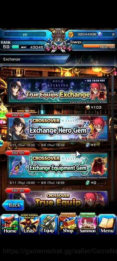 Grand Summoners Accounts Global|Rank 59|1 Sp Art|21 Ascend 8 TW|(S Miyu,Kam image 9