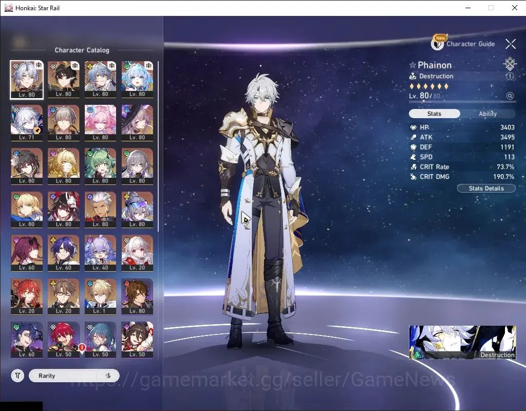 Honkai Star Rail Accounts ASIA|TL 70|3 PremTeam|16 Limited|[SW999E1,Saber,Ph image 4