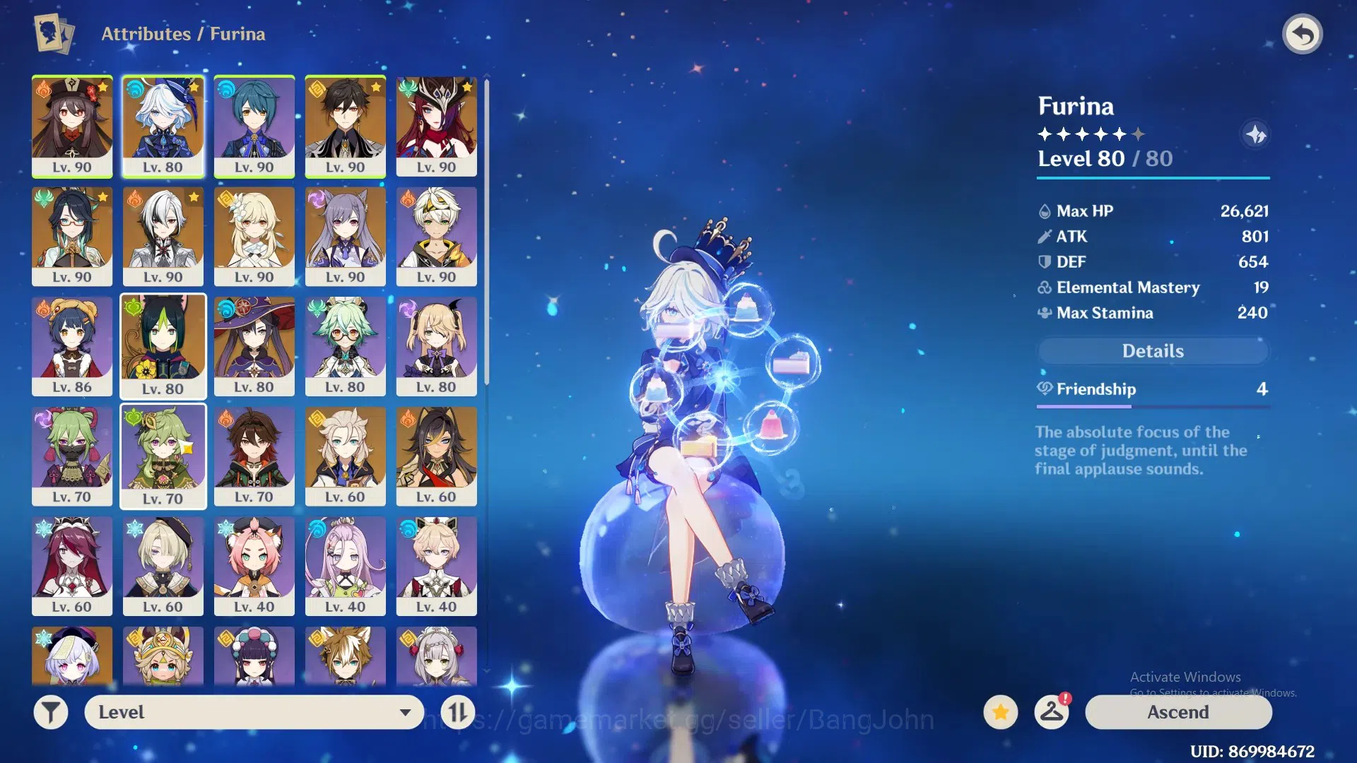 Genshin Impact Accounts ASIA | AR 57 |7 Limited + 5 Standar |[Hu Tao,Furin image 10