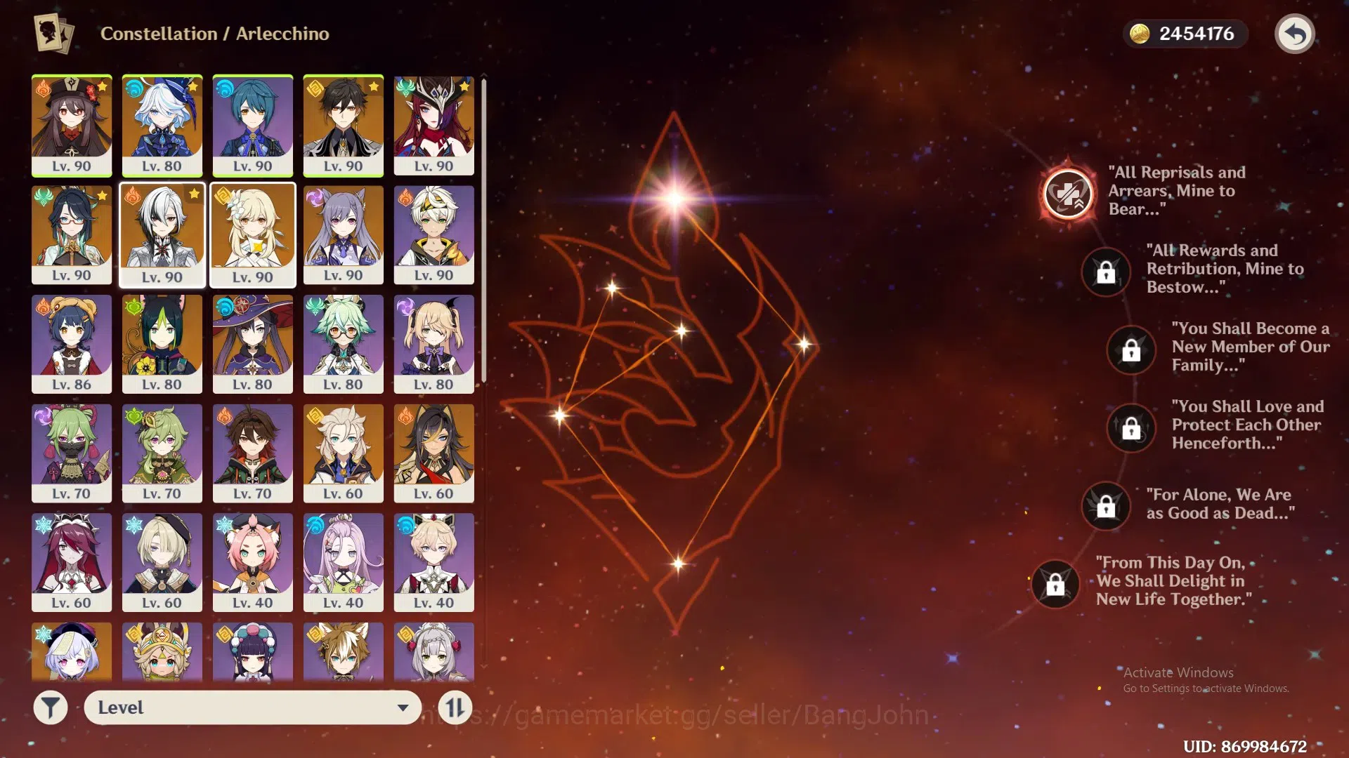 Genshin Impact Accounts ASIA | AR 57 |7 Limited + 5 Standar |[Hu Tao,Furin image 7