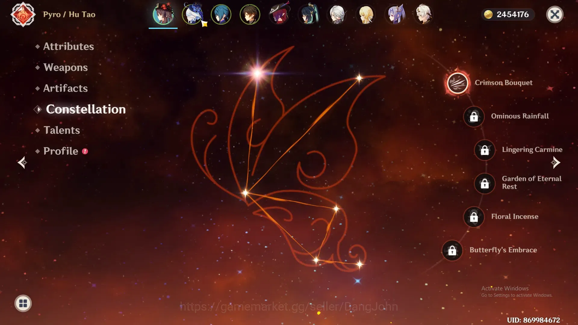 Genshin Impact Accounts ASIA | AR 57 |7 Limited + 5 Standar |[Hu Tao,Furin image 8