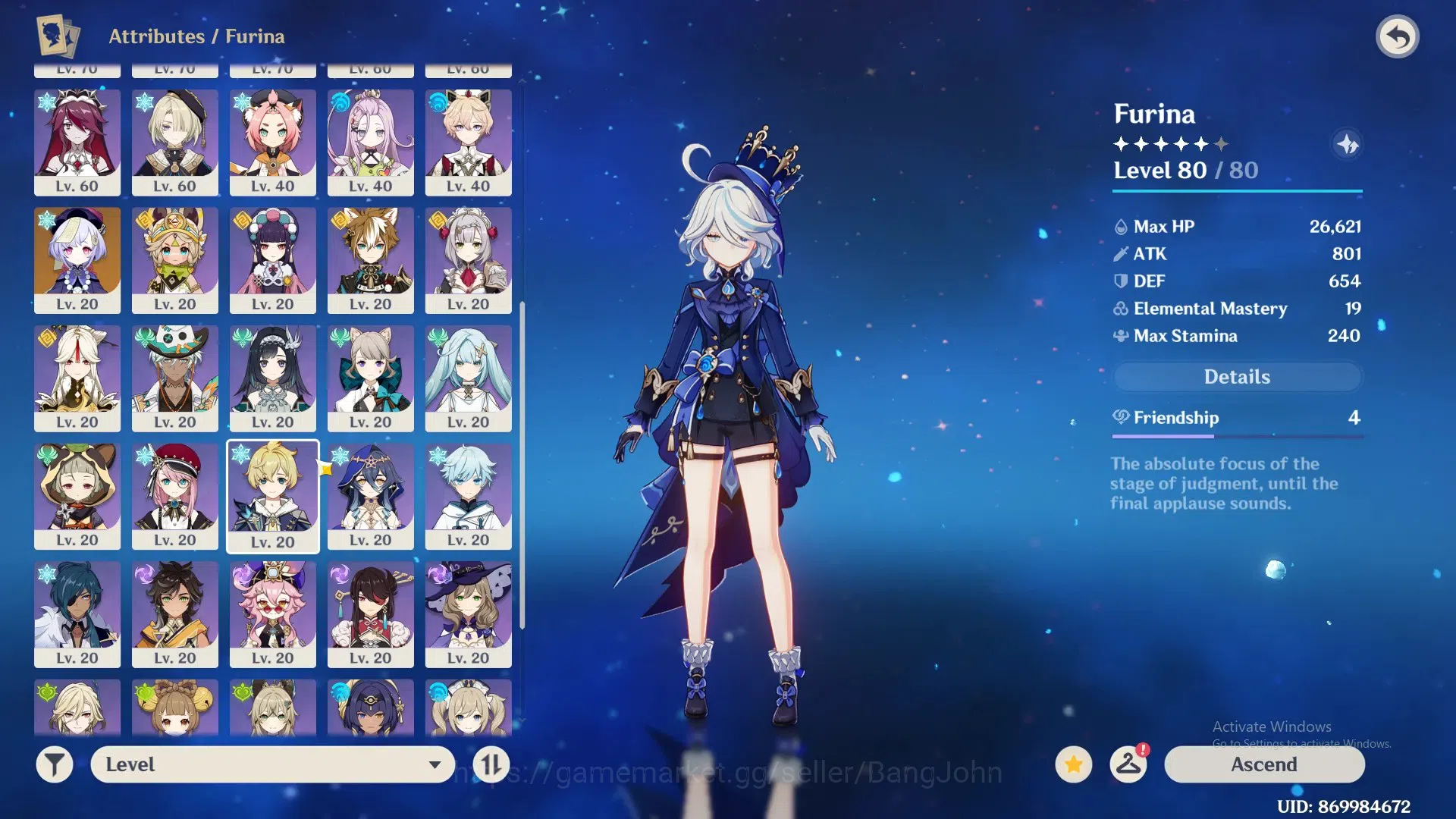 Genshin Impact Accounts ASIA | AR 57 |7 Limited + 5 Standar |[Hu Tao,Furin image 9