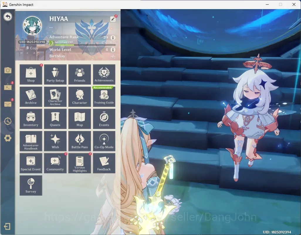 Genshin Impact Accounts Reroll ASIA|AR 39|3 Limit|Varesa + Vesna + Vodyanitsa|Primo 11|2 Wp6Star|USN UNSET|MC Male| GI611B 1