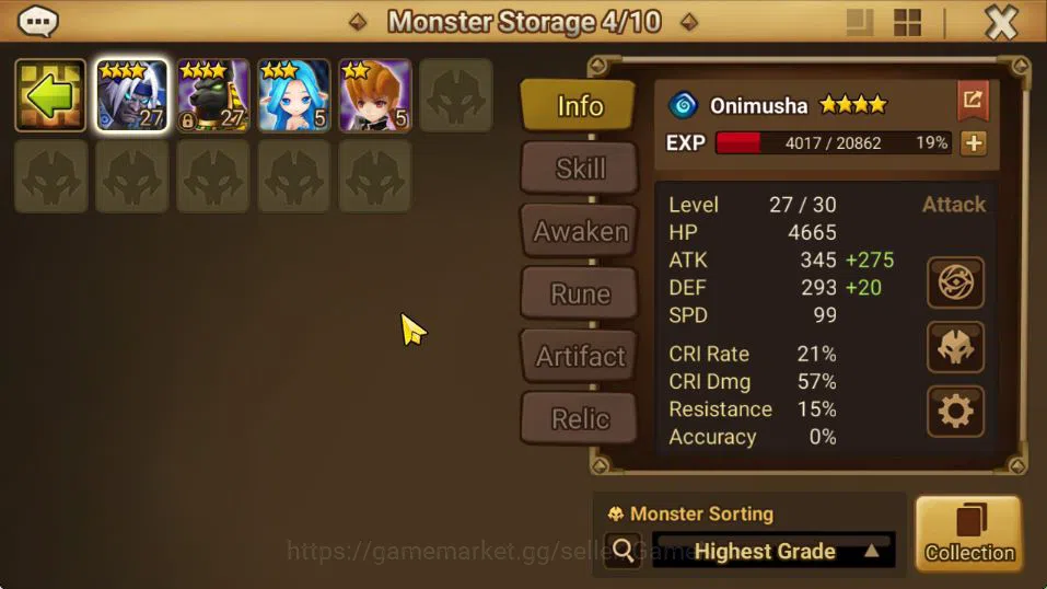 Summoners War: Sky Arena Accounts GLOBAL Lv 21|Starter|1 LD [Geldnir]|3 Total NB5[Te image 11