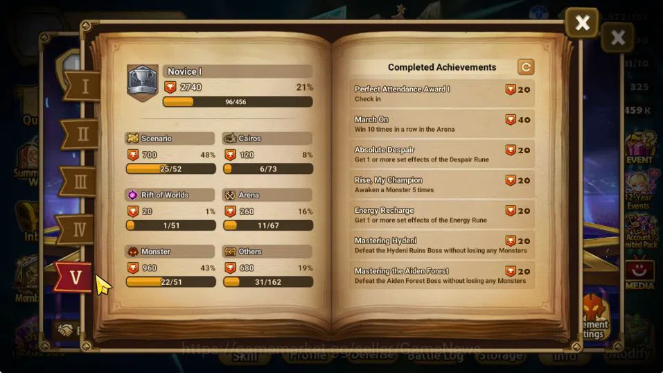 Summoners War: Sky Arena Accounts GLOBAL Lv 21|Starter|1 LD [Geldnir]|3 Total NB5[Te image 7