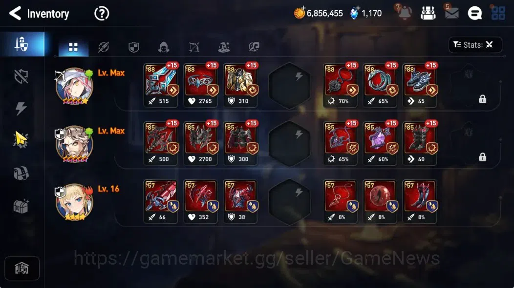 Epic Seven Accounts GLOBAL Unverif|New Era|2 ML(RhiannaLuciella,Ruele  image 13