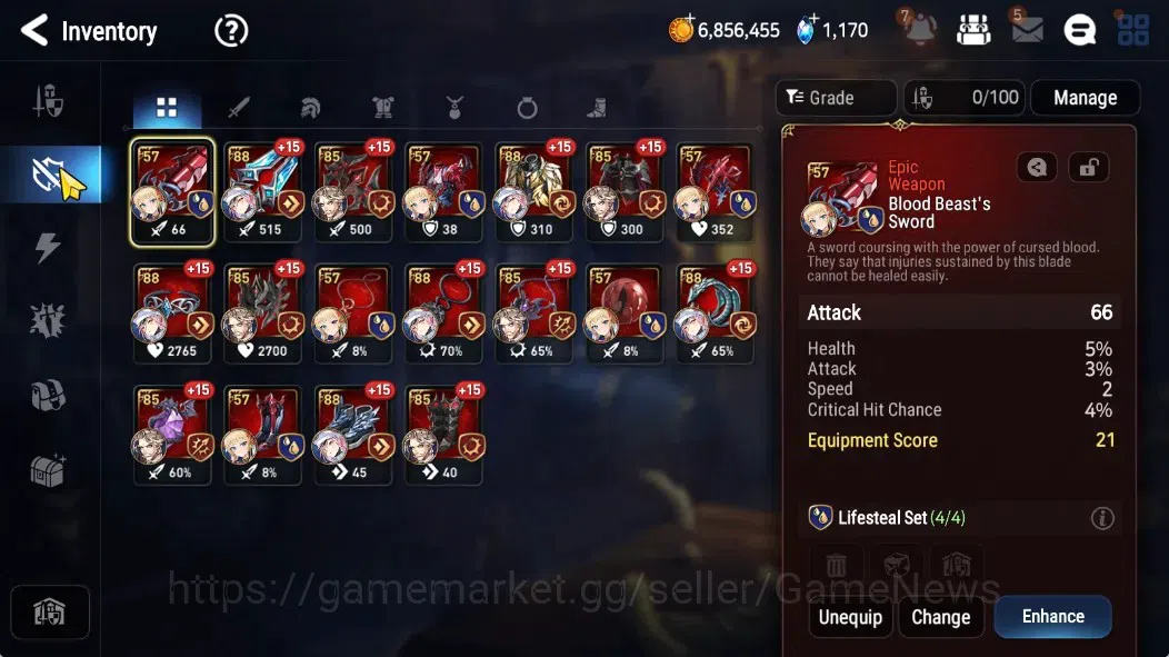 Epic Seven Accounts GLOBAL Unverif|New Era|2 ML(RhiannaLuciella,Ruele  image 14