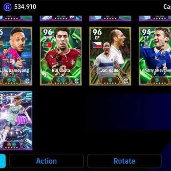 eFootball Accounts Legends & Iconic Players Mobile|PW 3172|Big T Ronaldo,Epic Gary