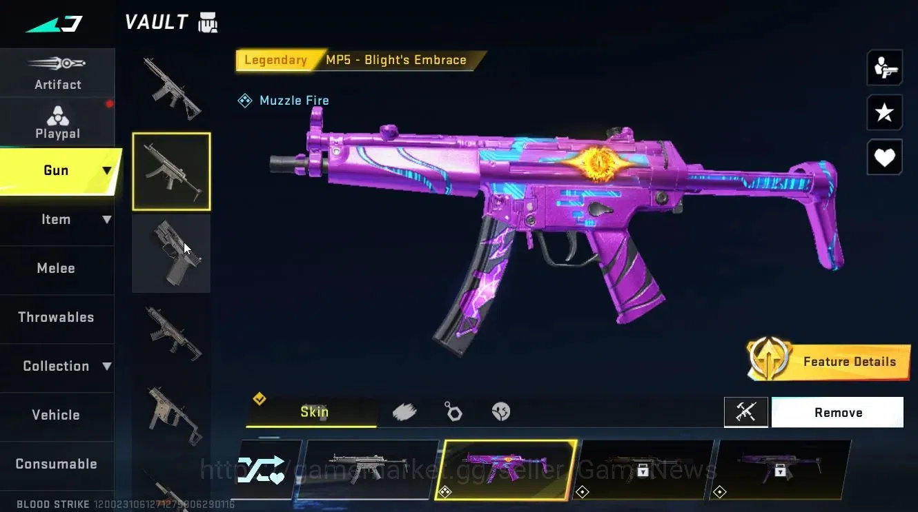 Blood Strike Accounts ASIA|ULTRA [SKS-Elysium]|Legendary MP5-Blight's Em image 5