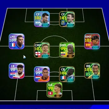 eFootball Accounts Legends & Iconic Players Android|4 Epic Lilian Thuram,Cafu,Steven Gerrard,Andriy Shevchenko,Lionel