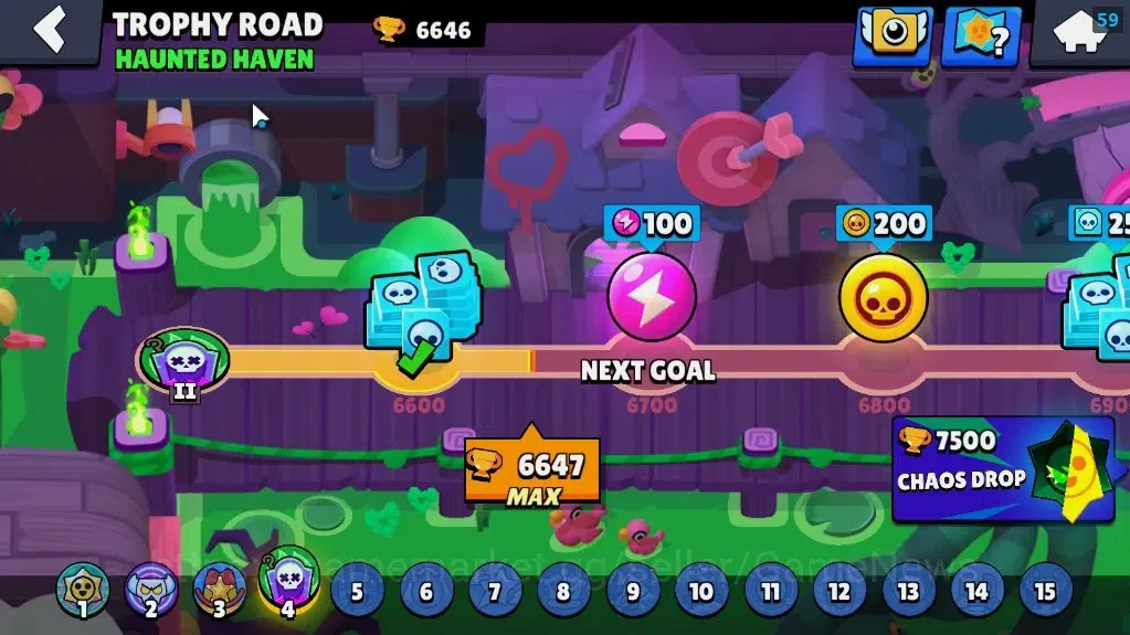 Brawl Stars Accounts 6646 Trophy|5k Blings|50 Brawlers 7 MaxLvl[Full Bu image 6