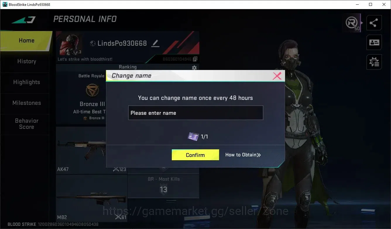 Blood Strike Accounts Others Asia|1 ULTRA Melee: Butterfly Knife |2 Legendary Guns|3 Legendary Items|LogNetEase(BS685Z) 1