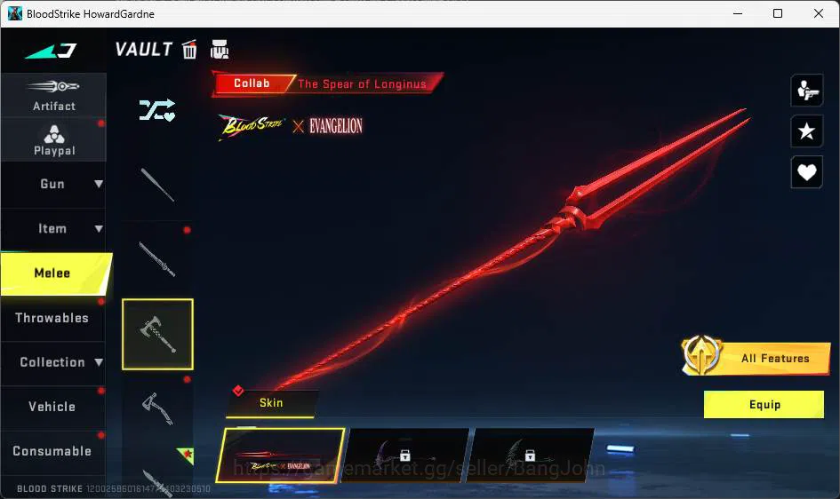 Blood Strike Accounts ASIA|Evo Galil|4Eternal-3collab weapon|Collab EMT- image 14