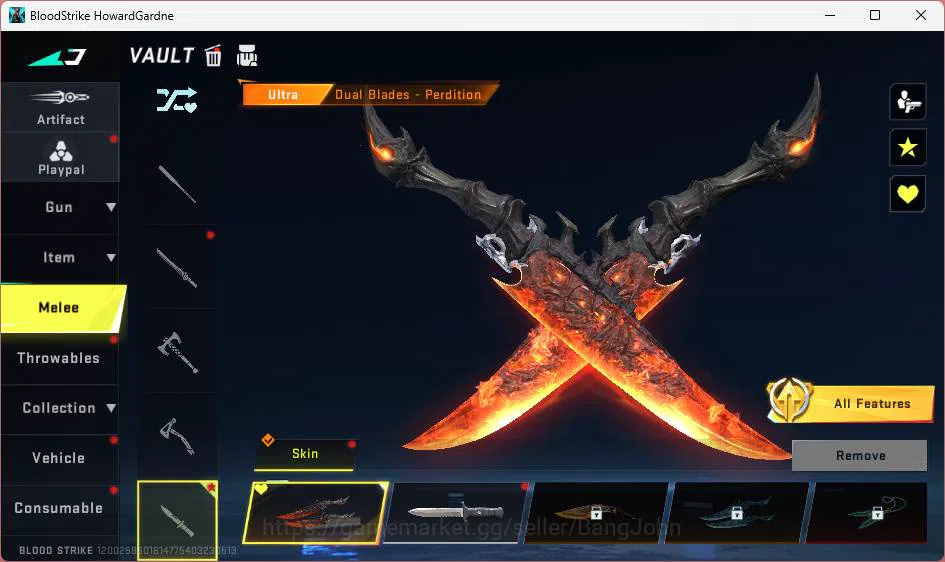 Blood Strike Accounts ASIA|Evo Galil|4Eternal-3collab weapon|Collab EMT- image 15