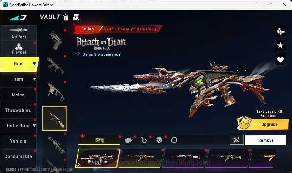 Blood Strike Accounts ASIA|Evo Galil|4Eternal-3collab weapon|Collab EMT- image 9