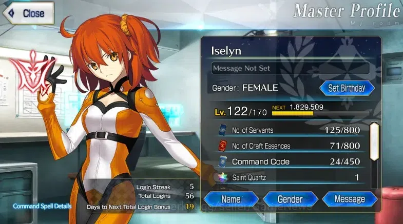 Fate-Grand Order Accounts NA Lv 122|5 limited ssr| Kama(Avenger), Tiamat, Dr image 12