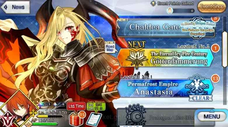 Fate-Grand Order Accounts NA Lv 122|5 limited ssr| Kama(Avenger), Tiamat, Dr image 13