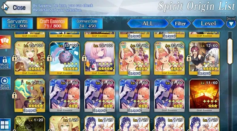 Fate-Grand Order Accounts NA Lv 122|5 limited ssr| Kama(Avenger), Tiamat, Dr image 8